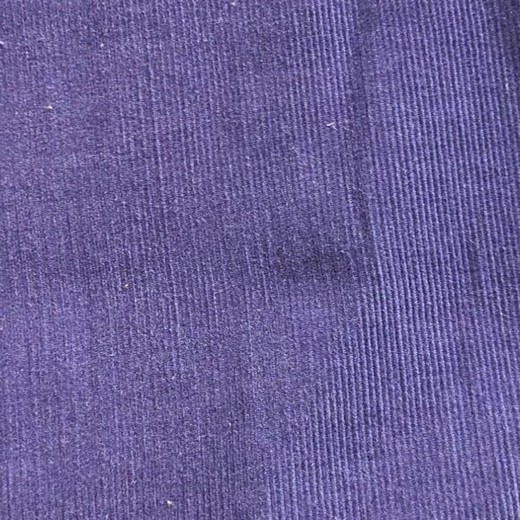 Rare Vtg 70s PRINCESS KAIULANI Purple Corduroy Prairie Kailihiwa Kaftan Dress Sz - Picture 7 of 8